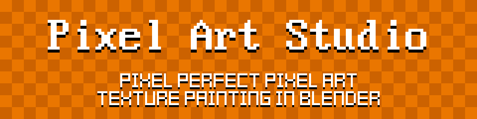 Pixel Art Studio: pixel perfect pixel art texture painting in Blender