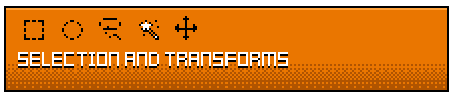Selection and transforms